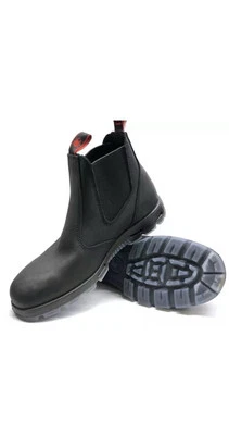 Redback Easy Escape USBBK elastische seitliche Stahlkappe schwarz Größe 8/US-Größe 9 - Bild 1 von 2