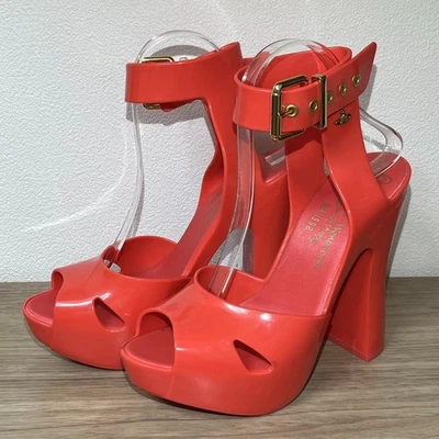 Melissa Vivienne Westwood Anglomania Chunky Heel Sandals US 7 - Image 1 of 4