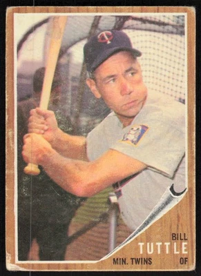 1962 Topps #298 Bill Tuttle - $1 SHIPPING (JB4) - Image 1 of 2