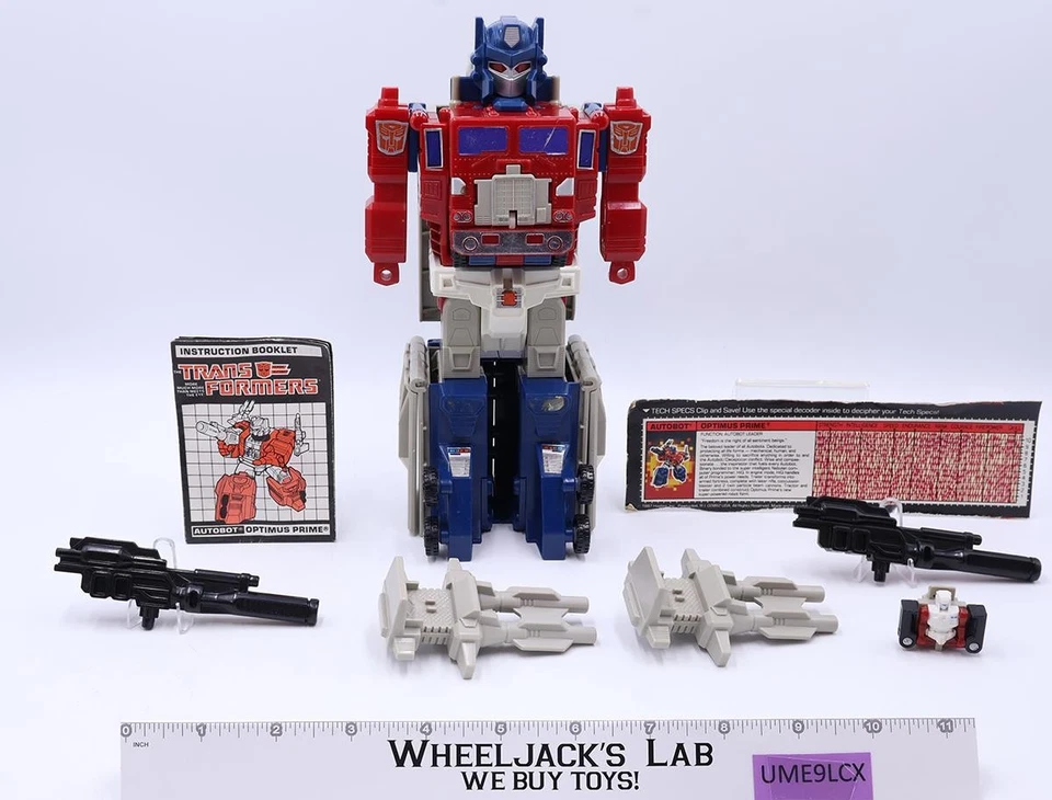 Optimus Prime Powermaster 100% Complete 1988 G1 Transformers Action Figure - Image 1 of 4