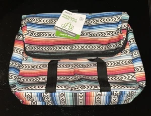 PackIt Women’s Freezable Picnic Tote Cooler Up to 10 Hours PVC & BPA Free NWT - Picture 1 of 14