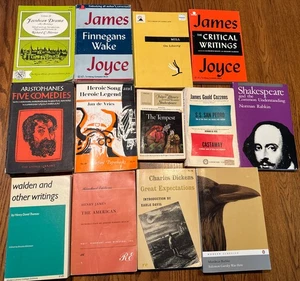 Lot of 13 Vintage 60's Literature Classics Drama Poetry Paperback Books - Imagen 1 de 8