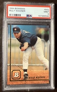 1994 Bowman Billy Wagner Rookie #642 Psa 9 - Picture 1 of 2