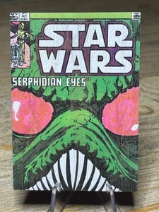 2024 Topps Star Wars Obra Maestra Ojos Serfidianos Madera Cómic #64 07/10 - Imagen 1 de 2