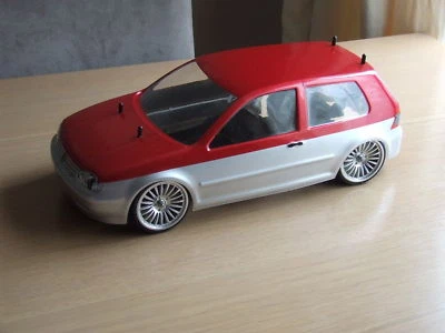 Kamtec Golf MK4 V5 GTi 1:10 RC Karosseriehülle £18,99 Tamiya Repro LEXAN