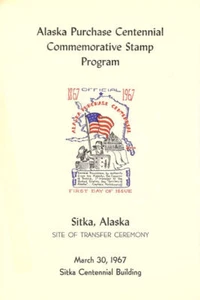 #C70 8c Alaska Purchase AM Stamp First Day Ceremony Program - Picture 1 of 1