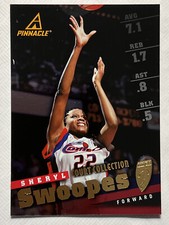 1998 Pinnacle WNBA Gold Seal Court Collection Sheryl Swoopes #40 HOF