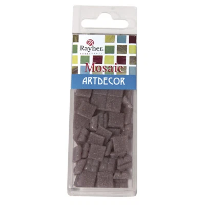 RAYHER HOBBY Mosaiksteine "ArtDecor", 1 cm, Box ca. 82 Stück / 50g, Farbe in Auswahl
