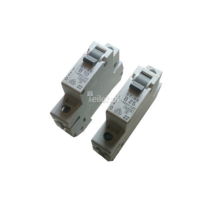 UNITEC Leitungsschutzschalter ST-68 1-polig Sicherungsautomat 10A oder 25A nach Wahl