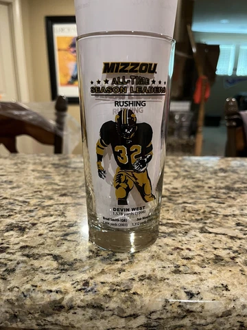Missouri Tigers Mizzou MFA Oil Break Time Devin West All Time Leaders Glass Cover