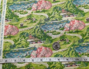 Vintage 2002 Wisdom Garden Auntie Nan BTY Cotton Sew Quilt Craft Fabrics - Picture 1 of 3