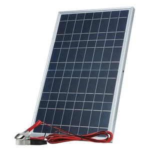 30W DC 12V/18V Solar Panel Kit with Alligator Clip for Home Indoor Outdoor Use - Picture 1 of 10