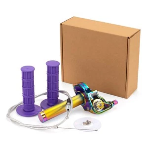 Mini Bike Throttle Kit Universal 7/8" 22mm CNC Quick Action Twist Throttle wi... - Picture 1 of 8