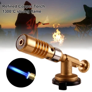 Camping Gas Torch Welding Fire Maker Lighter Butane Burner Kitchen Flame Gun BBQ - Picture 1 of 10