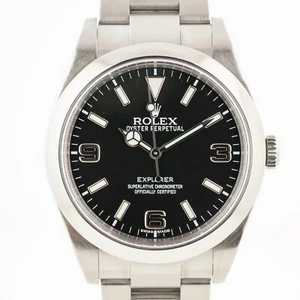 Rolex Explorer 39, Ref 214270, Men’s, Stainless Steel, Black 3,6,9 Dial, Oyster - Picture 1 of 12