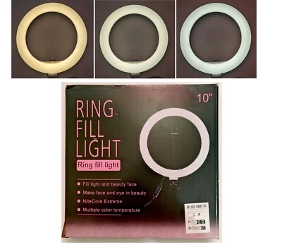 10" Photography Ring / Fill Light - smart phone - camera - Adjustable - Image 1 of 4
