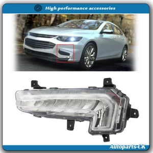 Bumper Fog Light DRL LED For Chevrolet Malibu 2016-2018 Left Side L LS LT - Picture 1 of 8