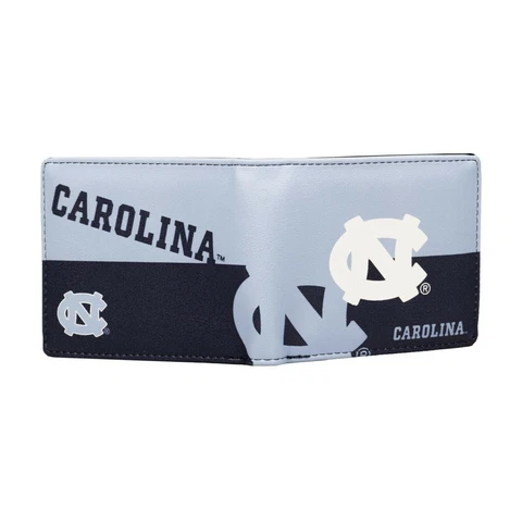 North Carolina Tar Heels UNC Bi-fold Wallet Team Colors Made by Little Earth Cover