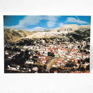 Queenstown & Mt. Owen Tasmania 1980's Colour Postcard Souvenir TAS Australia - Picture 1 of 2
