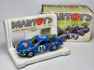 Vintage 1/24 MARTOYS ALPINE RENAULT RALLY Ref. Coche modelo 0101 con caja original - Imagen 1 de 18