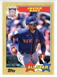 2022 Topps Series 2 1987 Topps All-Star Retro #44 Javier Baez (Mets) - Picture 1 of 1