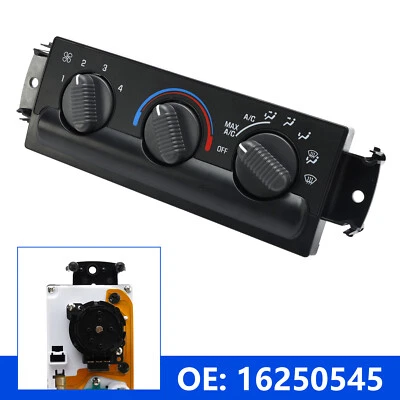 Climate Control Unit A/C Heater Control Switch 16250545 for Chevy 1998-2005 A3 - Image 1 of 4