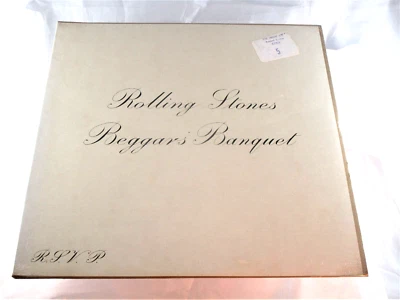 Rolling Stones Beggars Banquet Sealed Vinyl Record LP USA 1968 w/Names Sticker - Image 1 of 4