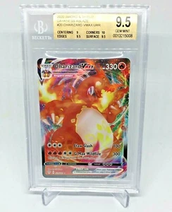 2020 Pokemon Sword & Shield Darkness Ablaze Full Art Charizard VMAX #20 BGS 9.5 - Picture 1 of 2