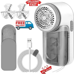 Fabric Shaver Rechargeable Lint Remover Sweater Fuzz Pill Clothes Household New - Picture 1 of 7