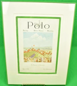 Portada de revista Polo marzo de 1934 con el Grand National at Aintree de Paul Brown - Imagen 1 de 7