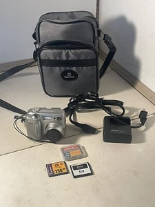Nikon Coolpix 4300 Digital Camera -Silver No Batteries. Not Tested. - Picture 1 of 9