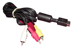 Genuine Sony Playstation Console AV Cable Cord PS2 Composite Lead - Picture 1 of 1