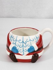 Christmas Coffee Mug~Santa Clause Belly Cup~Coco~Tea~Holiday~Eggnog~St. Nicholas