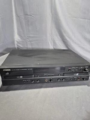 YAMAHA CDR-D651 DOUBLE DECK CD PLAYER & RECORDER COMBO Untested. Turns On AS-IS. - Image 1 of 4