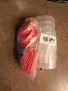 Tupperware Tupper Minis 2oz- Pink- Midgets 6-Pc set-NIP - Picture 1 of 3