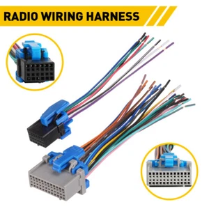 Factory Radio Reverse Stereo Wiring Harness Adapter For 2000-up GM Installtion - Picture 1 of 11