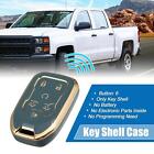 Car Smart Key Fob Case Cover for Chevrolet Silverado 3500 HD 2015-2021 Blue
