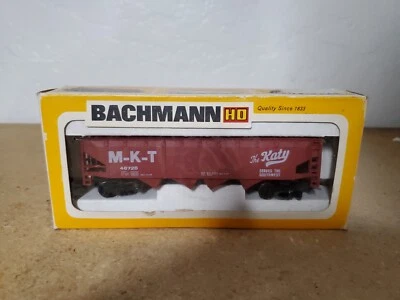 Bachmann HO SCALE: 42' M-K-T Open Quad Offset Hopper 46725 VINTAGE, RED in Box - Image 1 of 4
