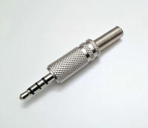 Spedizione Urgente 15 X Jack 4 Poli 3,5Mm Maschio Stereo Per Saldare Spina 4Pin - Foto 1 di 1