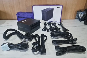 NZXT C850 Gaming 850W Gold Modular PC PSU Power Supply. PCIe 5.1 ATX 3.1 12V-2x6 - Afbeelding 1 van 12