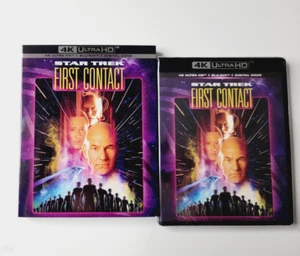 Star Trek First Contact (4K UHD, Blu-ray, Digital) SEALED w/ Slipcover - Bild 1 von 2
