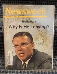 1967 December 11 NEWSWEEK Magazine McNamara: Why Is He Leaving? (CP55) - Picture 1 of 1