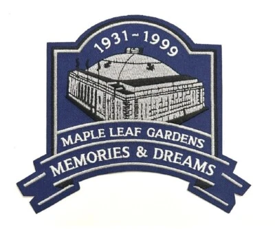 Toronto Maple Leafs Gardens Memories And Dreams Patch  Maple Leafs Jersey Patch - Image 1 of 2