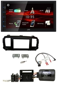JVC USB Bluetooth Lenkrad DAB 2DIN Autoradio für Toyota Proace Citroen Jumpy ab - Bild 1 von 10