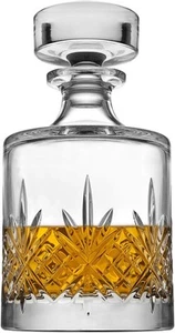 Godinger Whiskey Decanter Dublin Collection, for Liquor Scotch Whisky Clear  - Picture 1 of 2