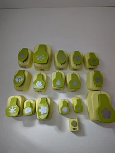 McGill Craftivity Paper Punches HUGE LOT of  17 Punches & Paper Tool Kit/ Case  - Picture 1 of 8