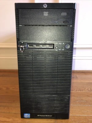 HP PROLIANT ML110 G7 SERVER XEON E31220 @ 3.09 GHz 16 GB DDR3 GT 710 2GB TESTED - Image 1 of 4