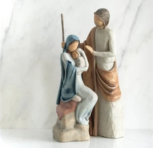 Willow Tree LA HISTORIA DE NAVIDAD 15" de alto estatuillas Susan Lordi Joseph Mary Jesus - Imagen 1 de 4