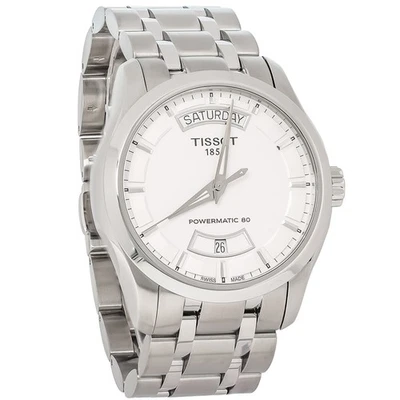Reloj automático de acero inoxidable para hombre Tissot Couturier sin caja ni papeles G2U Foto 1 de 4