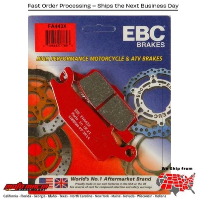 Pastillas de freno (pastillas de freno) EBC Yamaha YFM550FG Grizzly FI 4x4 [IRS] Foto 1 de 3